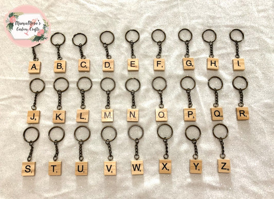 Personalized Keychains - Letter Tile